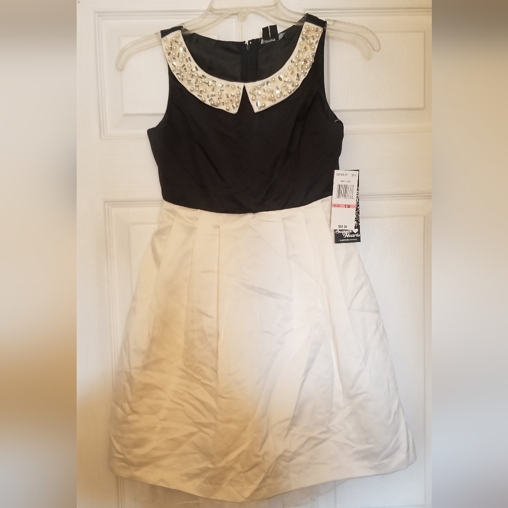 Sequin Hearts Girl's Dress Size 10